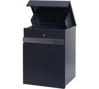 Boîte aux lettres HWC-K41 - Boîte à colis - métal - galvanisé anthracite-acier inoxydable