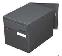 Boîte aux lettres individuelle - RENZ - Préface - Double face - Encastrable - Gris anthracite