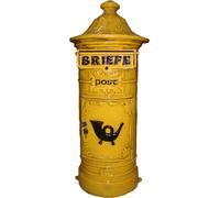 Boîte aux lettres Mailbox jaune hauteur 110cm Boîte aux lettres - GFK - grandeur nature - pour l'extérieur