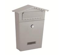 Boîte aux Lettres Metal Key Lock Mail Boxes Outdoor Locking Wall Mount Mailbox Drop Box Collection(Color 03)