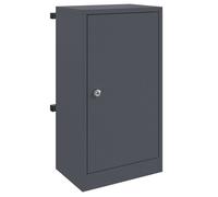 Boîte aux lettres moderne en acier - vidaXL - Anthracite - 30x20x55 cm - Étanche - Serrure sécurisée - Accès facile