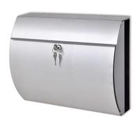 vidaXL Boîte aux lettres en acier inoxydable