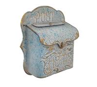 Boîte aux Lettres Murale extérieure de Jardin en métal Style rétro avec Motif d'oiseau Laissant Un Message Décoration