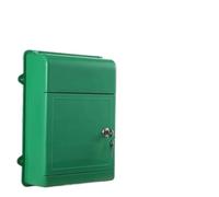 Boîte aux Lettres Murale Suspendue, bac de Collecte suggestions, conteneur courrier, bacs Rangement verrouillables for Meubles et Jardin pour Stocker Lettres(Green)
