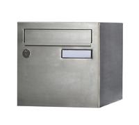Boîte aux lettres normalisée 1 porte extérieur - Rivage - inox
