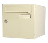 Boîte aux lettres normalisée 2 portes extérieur RENZ acier beige brillant G