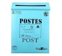 Boite aux Lettres Normalisée, Boîte Aux Lettres Rétro en Étain, Décor De Clôture Maison, Jardinière Suspendue D'extérieur, Décorations Murales Boîtes Usage Domestique