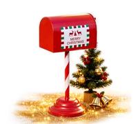 Boîte aux lettres Père Noël 34 cm en métal rétro