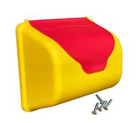Boîte aux lettres pour enfants - Pour tour de jeu ou maison de jeu, tour d'escalade - Accessoires - Aire de jeux rouge/jaune