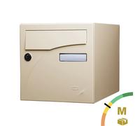 Boite aux lettres Préface 1 porte Ivoire RAL 1015 M - RENZ - 231112