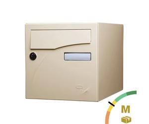 Boite aux lettres Préface 1 porte Ivoire RAL 1015 M - RENZ - 231112