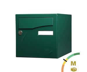 Boite aux lettres Préface 1 porte Vert RAL 6005 M - RENZ - 231111