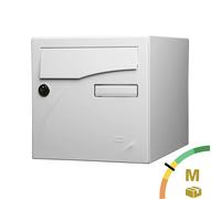 Boite aux lettres Préface 2 portes Blanc RAL 9016 M - RENZ - 231123