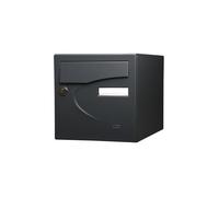 Boîte aux lettres PREFERENCE 1 PORTE gris anthracite 7016 - RENZ