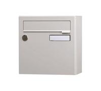 Boîte aux lettres compacte 1 porte extérieur RENZ acier gris mat Gris