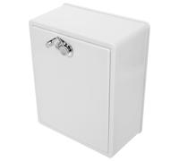 Boîte aux Lettres Rétro Verrouillable Murale pour Lait Extérieur Blanc | Abs, Installation Simple avec Serrure et esign Élégant Minimaliste, Usage Mural en Extérieur