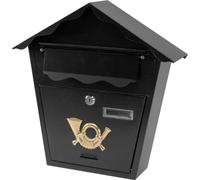 Boîte aux lettres ROMANTIC, 360x355x100 mm, courrier, brun