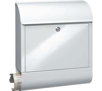 Burg-Wächter Boîte aux lettres Burg-Wächter Scandic H.460mm W.380mm D.125mm blanc STA DIN C4 Quantité:1