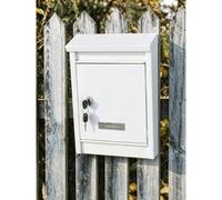 Boîte aux lettres simple et imperméable avec serrure, disponible en plusieurs spécifications, anti-vol, fente de courrier pratique, durable pour montage mural extérieur, convient pour usage domestique
