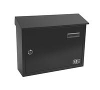 Boîte aux lettres Smith & Locke à revêtement par poudrage noir