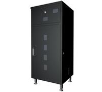 Boite Aux Lettres sur Pied ExterieurBoite Au Lettre Colis80x40x40cmPouvant être verrouillé, Montage sur Socle, Étanche, AntivolBoite A Colis Amazon,Noir Anthracite.