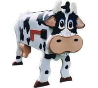 Boîte aux lettres unique pour vache et cheval Boîte aux lettres murale en métal Décoration de jardin extérieur