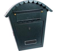 Boîte aux lettres, vert, format B6, 29x7,5x29,5 cm, Damech