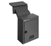 VEVOR Boîte aux lettres encastrable mur 320x158x430 mm avec serrure à code noir
