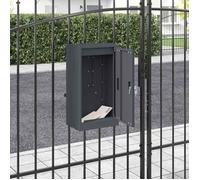 Boîte aux lettres - vidaXL - Anthracite - Acier - 30x23x55 cm - Résistante à l'eau