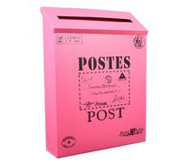 Boîte aux Lettres Vintage en Fer, Décorative, 1 Pièce