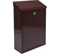 Boîte aux lettres Vorel 400 x 250 x 100 mm marron 78572