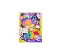 Polly Pocket Coffret Sac à Main Le Coquillage Enchanté avec Mini-Figurines Polly et Lila, Accessoires et Autocollants, Jouet Enfant, édition 2020, GNH11