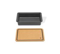 Weber Works 3400131 Planche à découper et boîte Compatible avec Tous Les modèles Slate et Spirit (2025), à Utiliser dans la Table latérale de Works - Noir/Marron