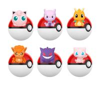 Boîte aveugle de dessin animé Pokemon, figurines d'action Gengar Mewtwo Mini Mew poupées fonctionnantes, modèle Original et authentique, jouets d'ornement, cadeau 1 BOÎTE (12 PIÈCES)