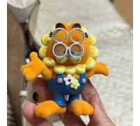 Boîte aveugle de jeu tendance, modèle fait à la main, nouveau véritable Garfield, série de vacances parfaite, accessoires, cadeau mignon pour fille, poupée personnalisée random 1 box