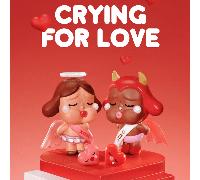 Boîte aveugle de la série Crybaby de POP MART, comprenant 12 versions standard + 2 versions secrètes. Conçue avec l'amour comme thème pour exprimer des émotions tendres et des histoires touchantes, in
