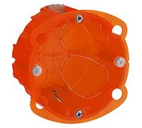 LEGRAND - Boîte Encastrement Batibox Multimatériaux - Rigidité Renforcée - Pour Plâtre, Contreplaqué, Tôle, Brique - Profondeur 40 mm - Diamètre de Perçage 67 mm - 1 Poste