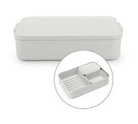Boîte Bento 3 Compartiments Brabantia Make & Take Gris Clair
