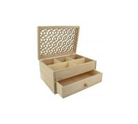 Boîte Bijoux 20x14x10 Cm Bois