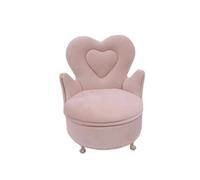 Boîte Bijoux Forme Canapé Boîte à bijoux en forme de canapé | Luxe rose de mini présentoir d'anneau de boucles d'oreilles de divan avec des meubles de Chambre de miroir