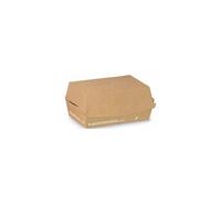 Boite Bio Rectangulaire à Hamburger 15x10cm - x 50 - - Carton biodégradable