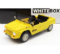 BOÎTE BLANCHE 1/24 ÉPOQUE CITROEN MEHARI 1970 JAUNE MODÈLE STATIQUE DIECAST