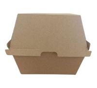 Boîte burger en carton à micro cannelure 13,5 x 12,5 x 11,5 cm 300 unités Betik