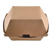 Boîte burger en carton à micro cannelure 13,5 x 12,5 x 8,5 cm 300 unités Betik 1