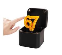 Boîte cadeau à farces - Plastique PLA 5 x 5 cm Bureau miniature | Cadeau de farce avec surprise cachée, cadeau de fête, remplisseur de chaussettes, écran de bureau, jouet de gag imprimé en 3D