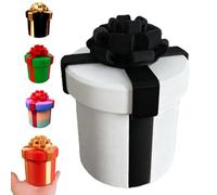 Boîte Cadeau à vis imbriquées ennuyeuses, Le Cadeau ennuyeux Difficile à Ouvrir, Emballage Cadeau de Farce réutilisable pour Un Jeu de fête Amusant d'anniversaire en espèces White + Middle Finger S