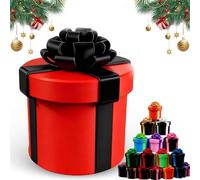 Boîte cadeau agaçante à vis emboîtées, farce avec des boîtes cadeaux difficiles à ouvrir, cadeau farceur amusant pour Noël, cadeaux farceurs réutilisables imprimés en 3D (A)