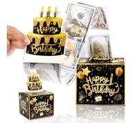 Boîte Cadeau Anniversaire Originale avec Mécanisme à Explosion pour Argent Liquide Idée Cadeau Surprise pour Enfants et Adultes Tirelire Créative en Carton Robust