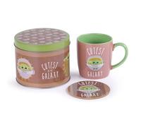 Boîte Cadeau Bébé Yoda The Mandalorian Avec Mug Et Sous-Verre