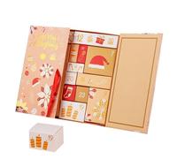 Boîte-cadeau Calendar Calendar, Conception Réutilisable, 33.5x30.5x8cm, Boîtes À Avènement Vides, Boîte À Rebours De L'Avent, Souvenir Festif, Idéal Pour Les Bonbons Et Les Bijoux